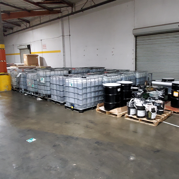 EMT Warehouse - various tanks and storage containers
