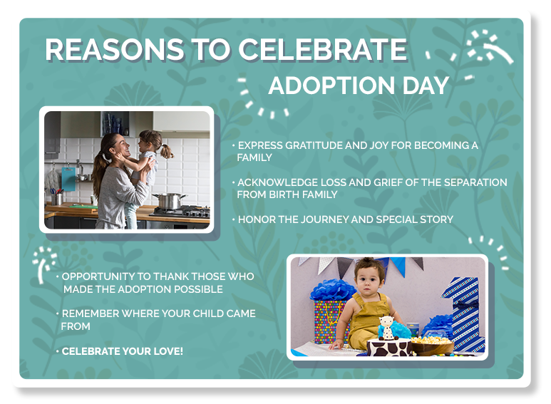 Reasons to celebrate adoption day