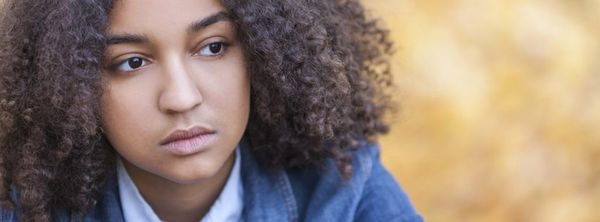 Young woman looking concerned