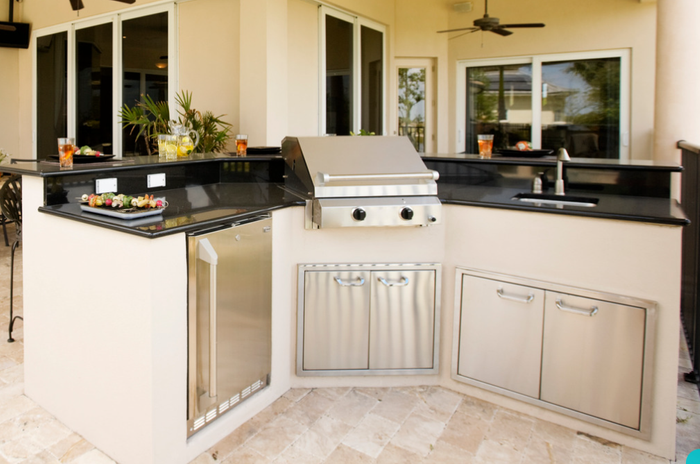 Natural Stone Slabs for Outdoor Kitchens