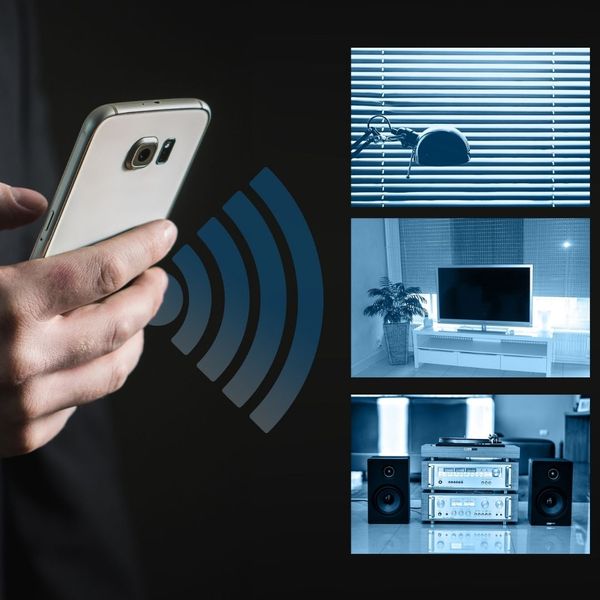 Phone connects to various spaces in the home