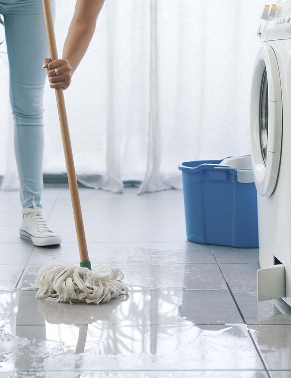 leaking washing machine