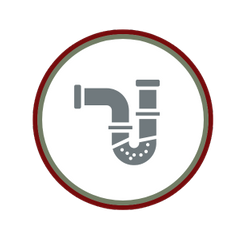 slow drainage icon