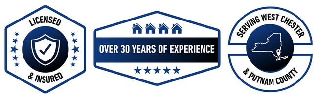 Licensed & Insured, Over 30 Years of Experience, Serving West Chester & Putnam County