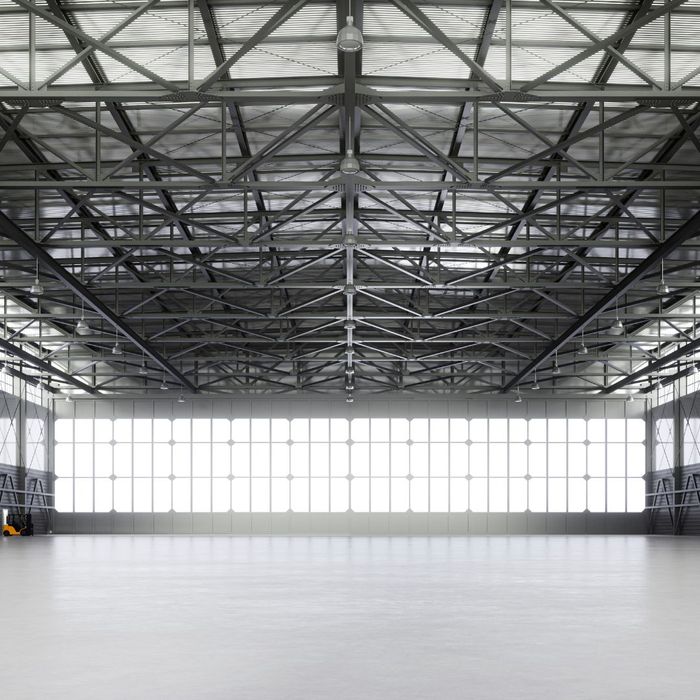 Finished hangar