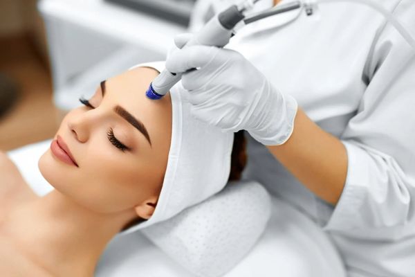 Image of a woman getting a treatment