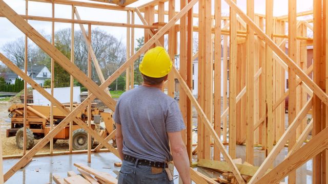 home that is being built