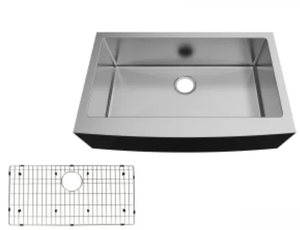 Stainless Steel Sink 33x22 Apron Micro Radius Single Bowl SKU_ CRSS3322AMR.png
