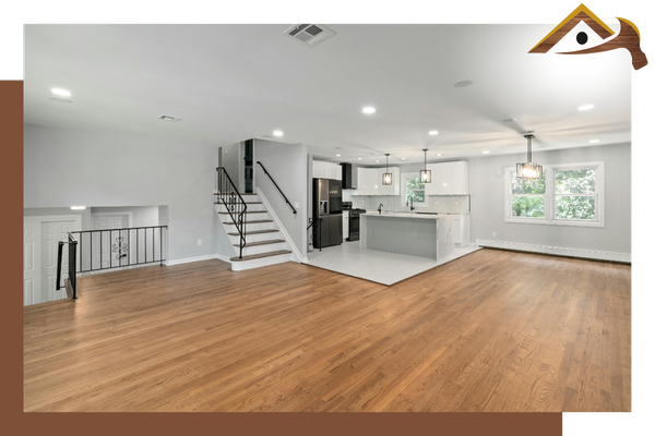 freshly remodeled room