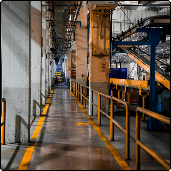 inside of a workplace