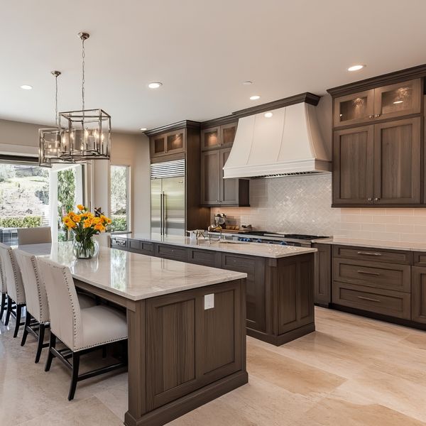 quartz counter top in kitchen