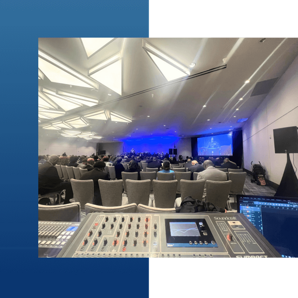 professional audio for indoor event