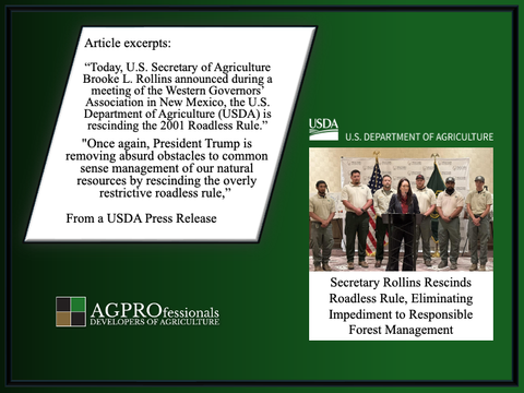 Secretary Rollins Rescinds Roadless Rule, Eliminating Impediment to Responsible Forest Management RE.png