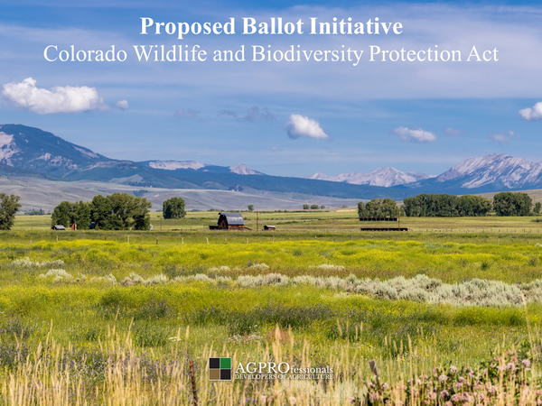 Colorado Wildlife and Biodiversity Protection Act - A Proposed Ballot Initiative