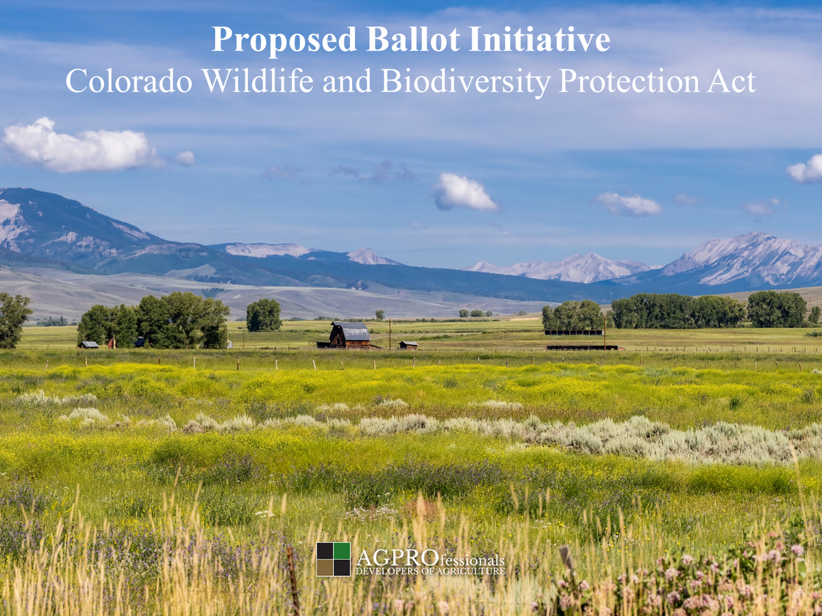 Colorado Wildlife and Biodiversity Protection Act - A Proposed Ballot Initiative