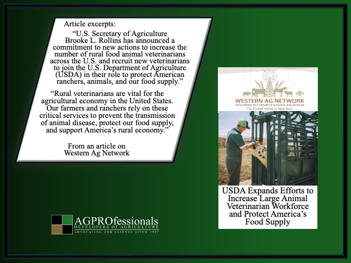 USDA Expands Efforts to Increase Large Animal Veterinarian RE.png