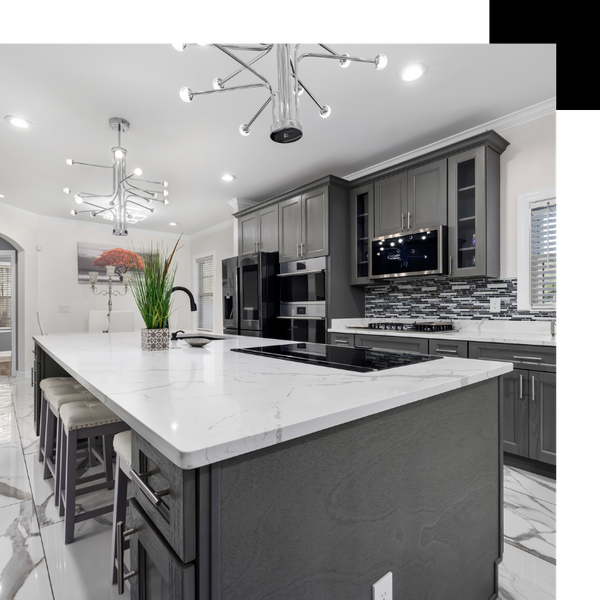 Renovated kitchen. Renovated kitchen.
