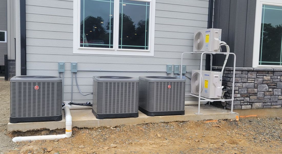 rheem outdoor hvac unit