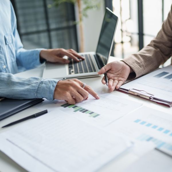 image of teammates working together