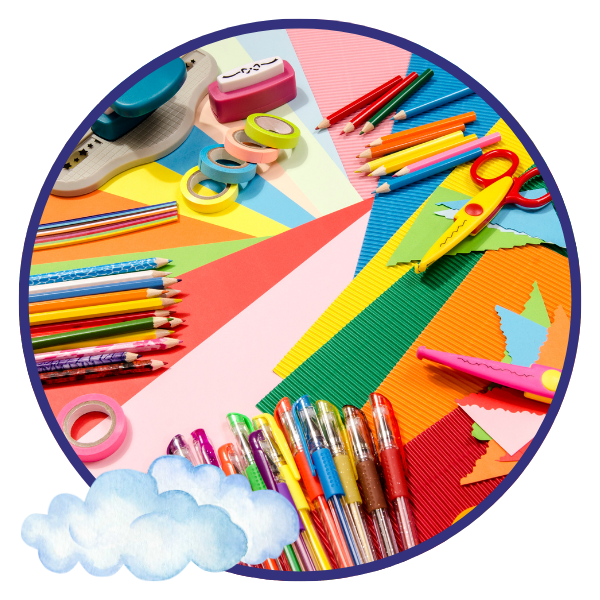 Arts and crafting supplies