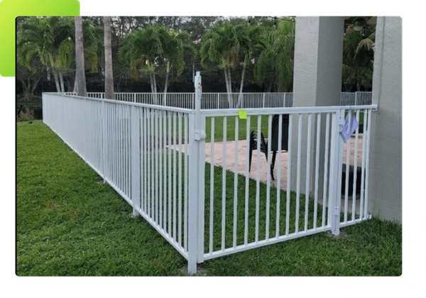 custom backyard fence