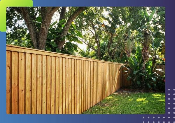 wooden fencing