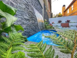 Landscape design with stone water feature and foliage - Bonilla's Landscapes