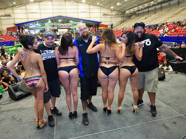 Bikini contest participants