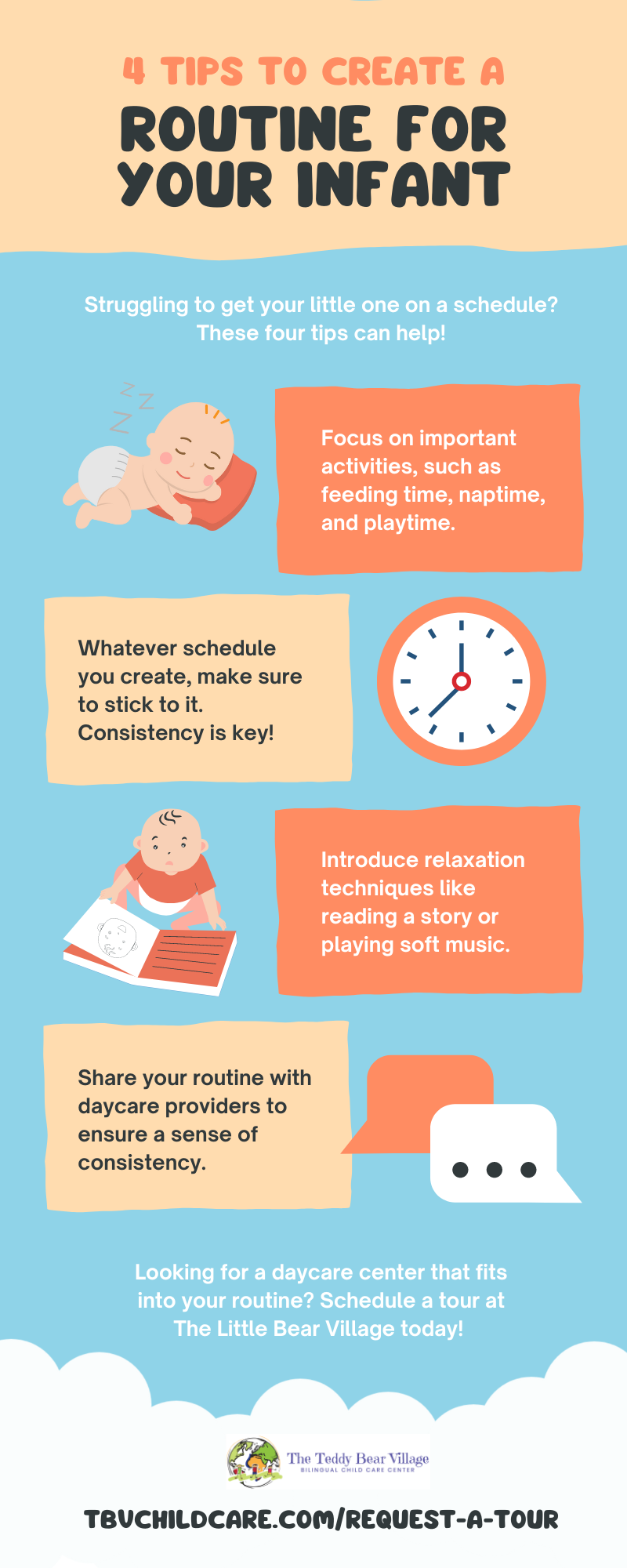 4 Tips To Create a Routine for Your Infant