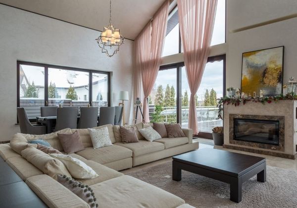 remodeled living room