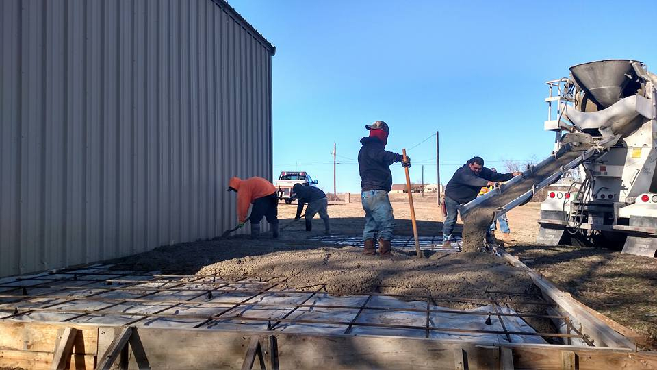 Pouring Concrete