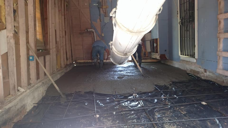 Pouring Concrete