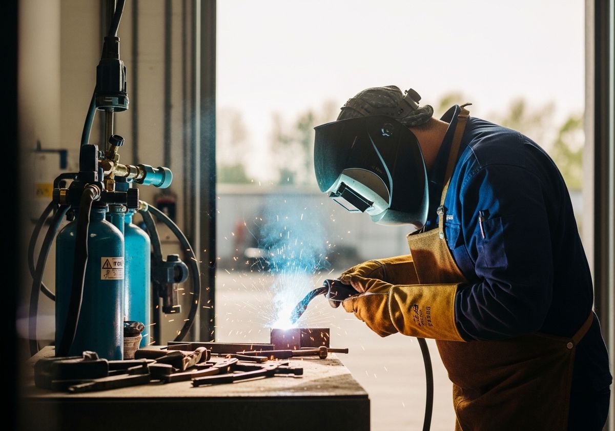 Welder at Work