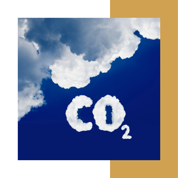 CO2 written in the clouds