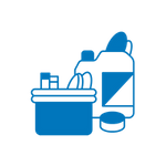 icon of pool cleaning supplies