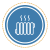 heating icon. 