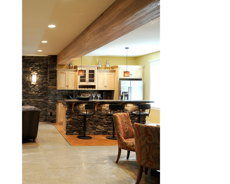 Finished Basement by Forest St. Builders - Residential Contractors Denver