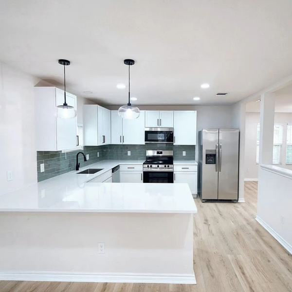 kitchen completed by BRIO Builders