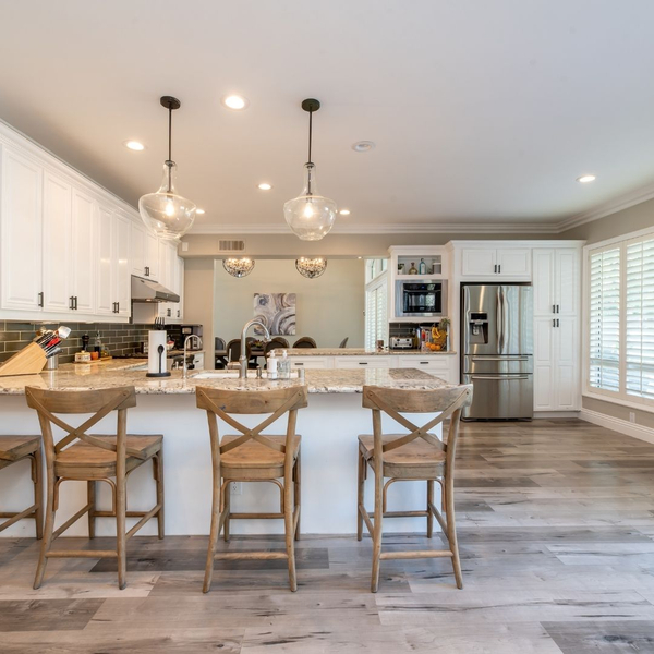 custom kitchen in a home