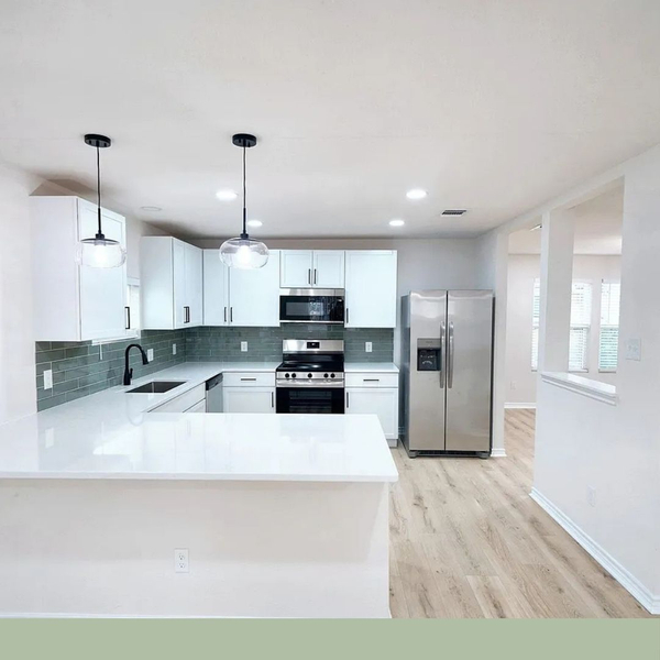 remodeled kitchen interior
