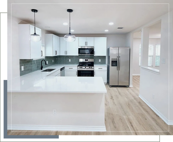 image of a kitchen remodel