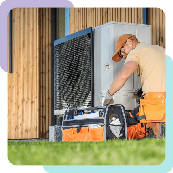 man works on Ac unit Hollister 4.png