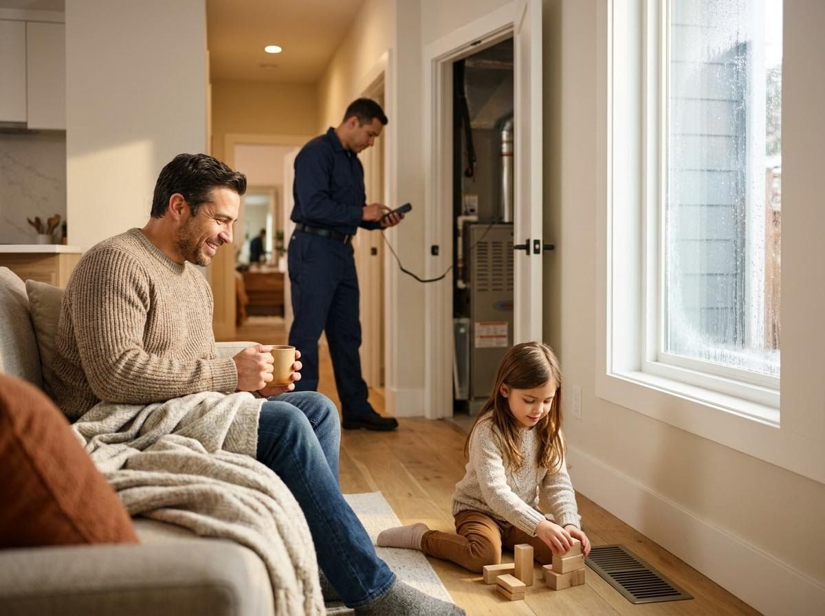 Family Comfort During Home HVAC Service