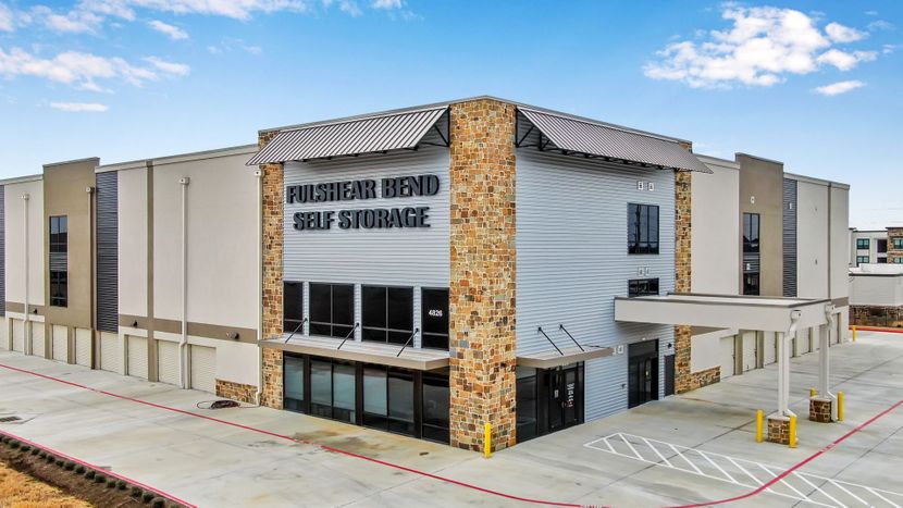 completed self storage construction project
