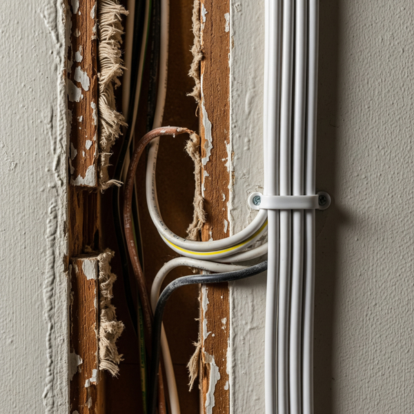 old, unsafe wiring old, unsafe wiring