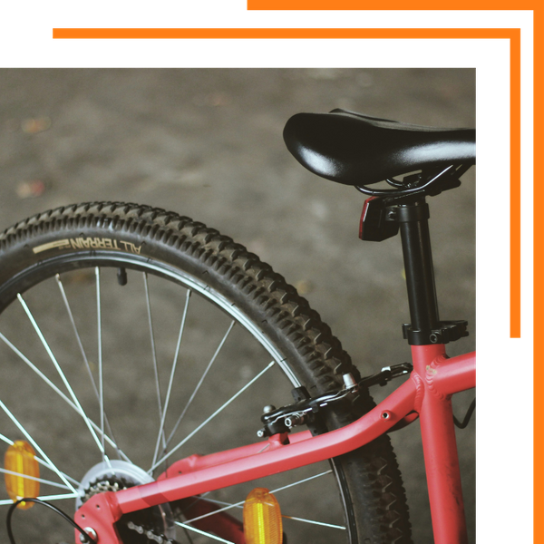 bike brake pad and gears