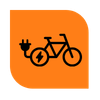 graphic of electrical bike
