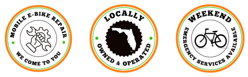 1. Mobile E-Bike Repair: We Come to You!  2. Locally Owned and Operated 3. Weekend Emergency Services Available