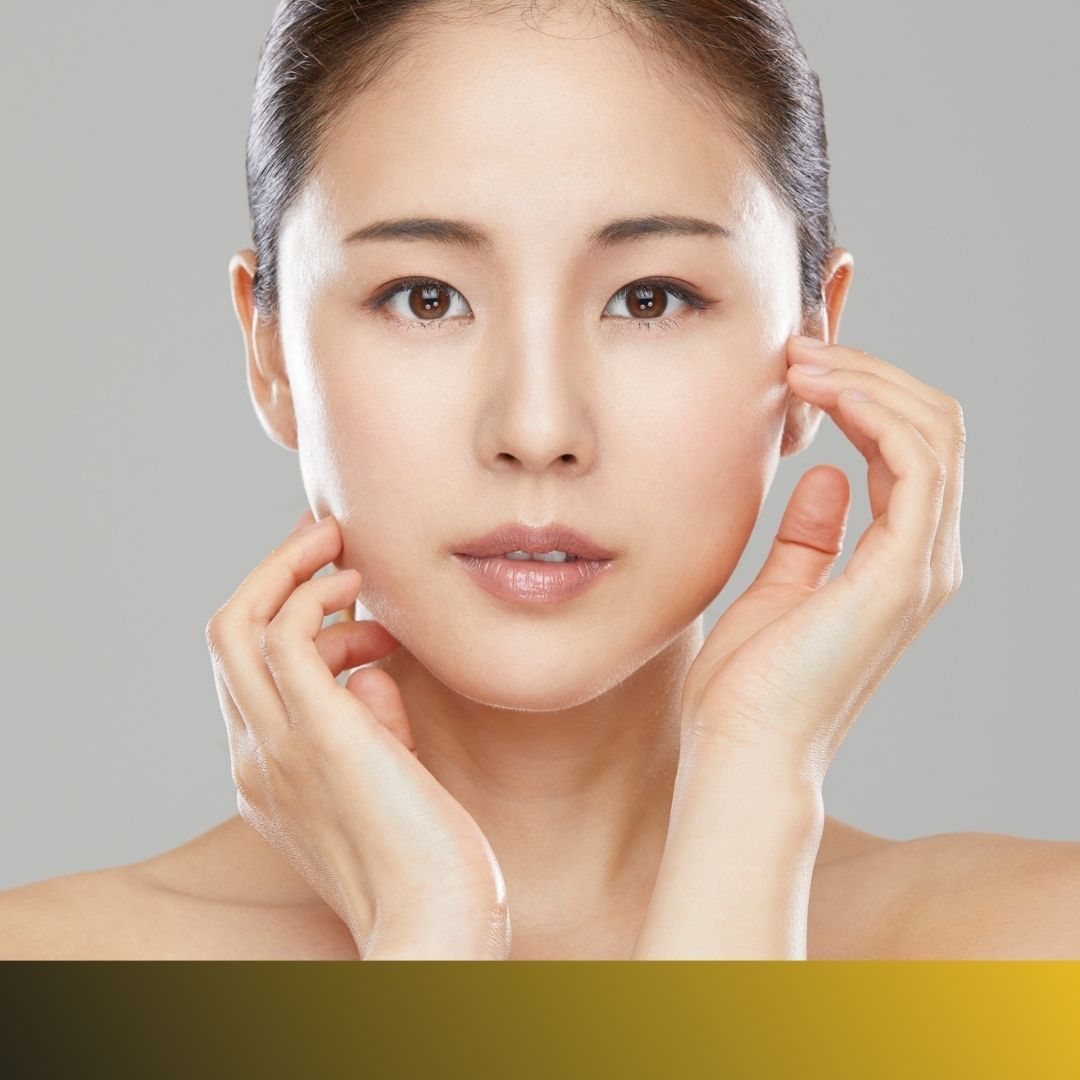 woman with smooth skin