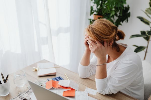frustrated person